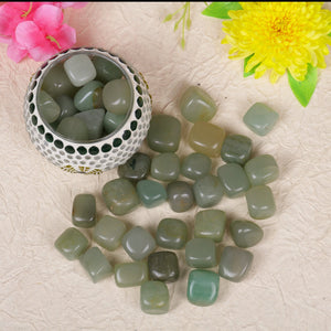 Green Jade Tumbled Stone (1 lb Pack)