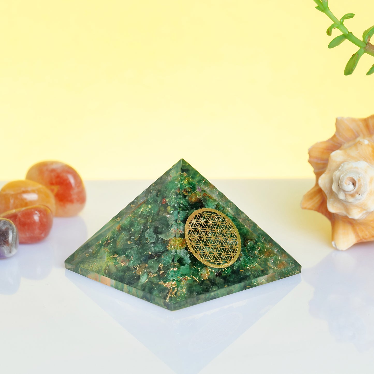 Green Aventurine Orgone Pyramid