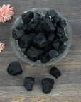 Black Tourmaline Raw Gemstone Rough Stones 1/2 lb