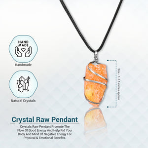 Yellow Aventurine Raw Stone Necklace