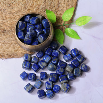 Lapis Lazuli Tumbled Energy Stones 1/2 lb