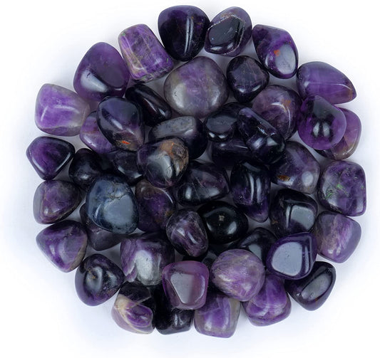 Amethyst Healing Tumbled Stone | Tumbled Amethyst Crystal - Orgonitecrystals