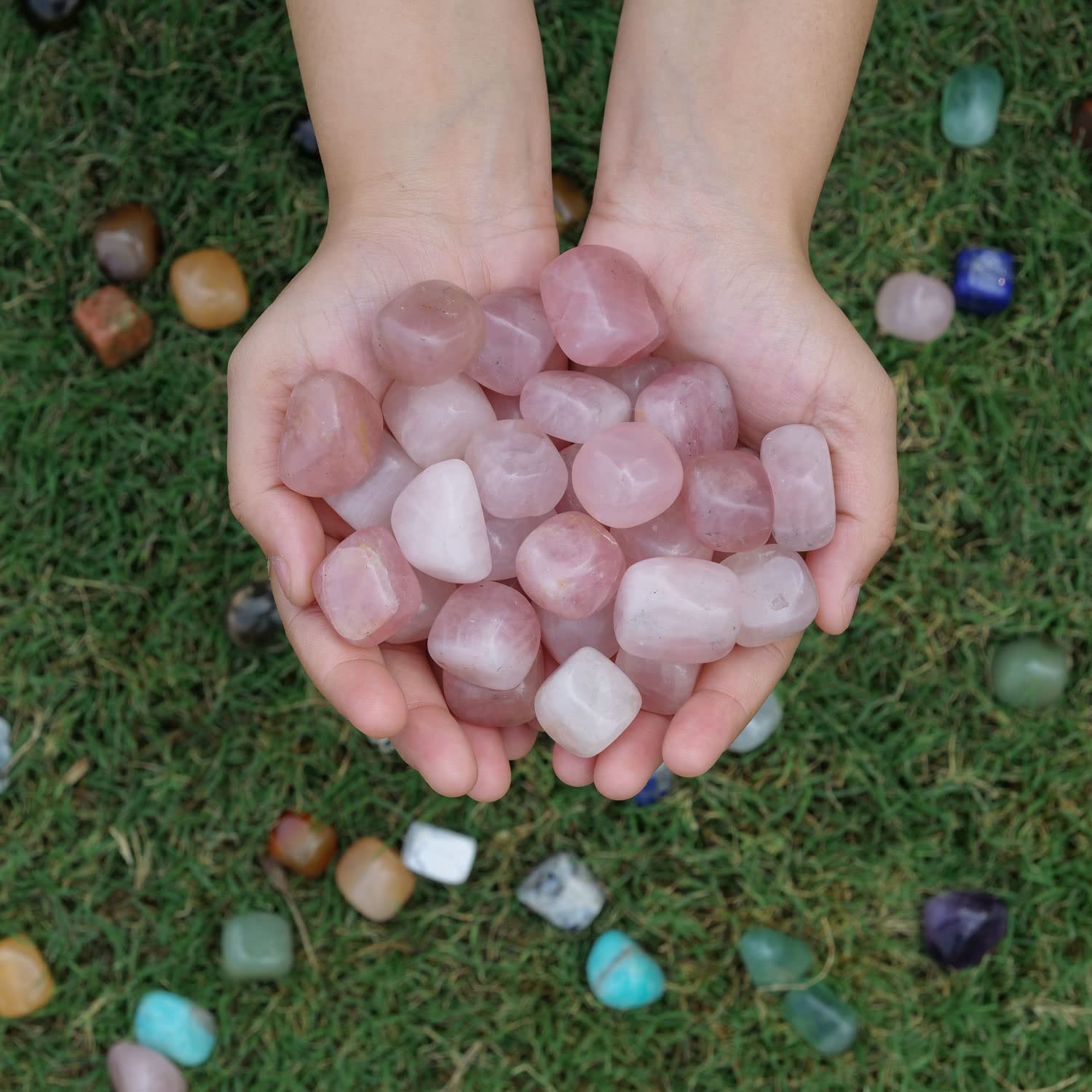 Rose Quartz Crystal for Healing, Tumbled Rose Quartz Gemstones - Orgonitecrystals