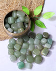 Green Jade Crystal Tumbled Stone for Healing - Orgonitecrystals
