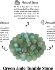 Green Jade Crystal Tumbled Stone for Healing - Orgonitecrystals