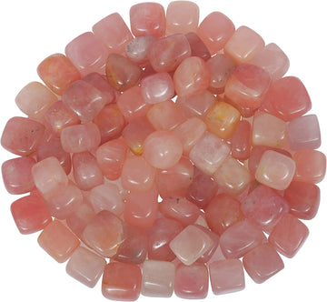 Rose Quartz Crystal for Healing, Tumbled Rose Quartz Gemstones