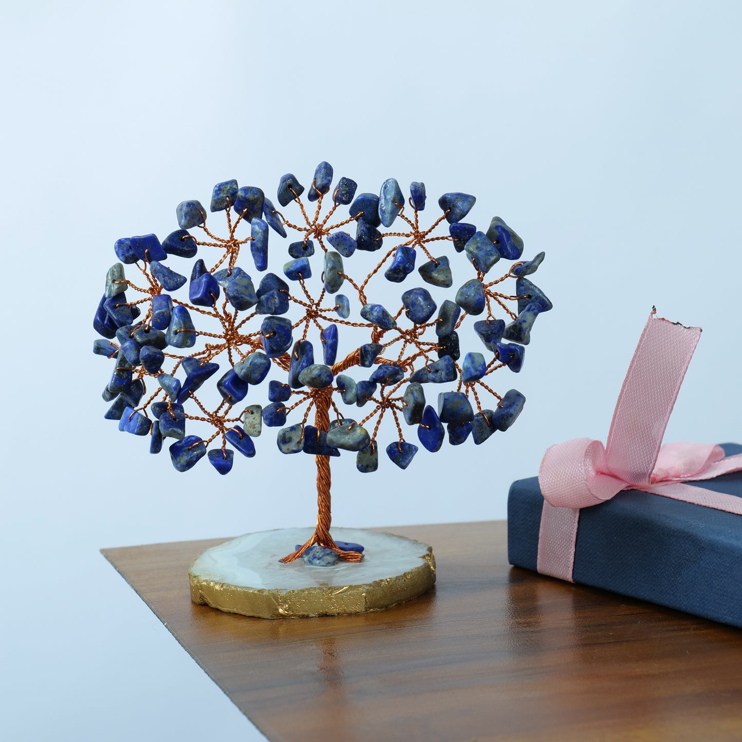 Lapis Lazuli Slice Base Tree