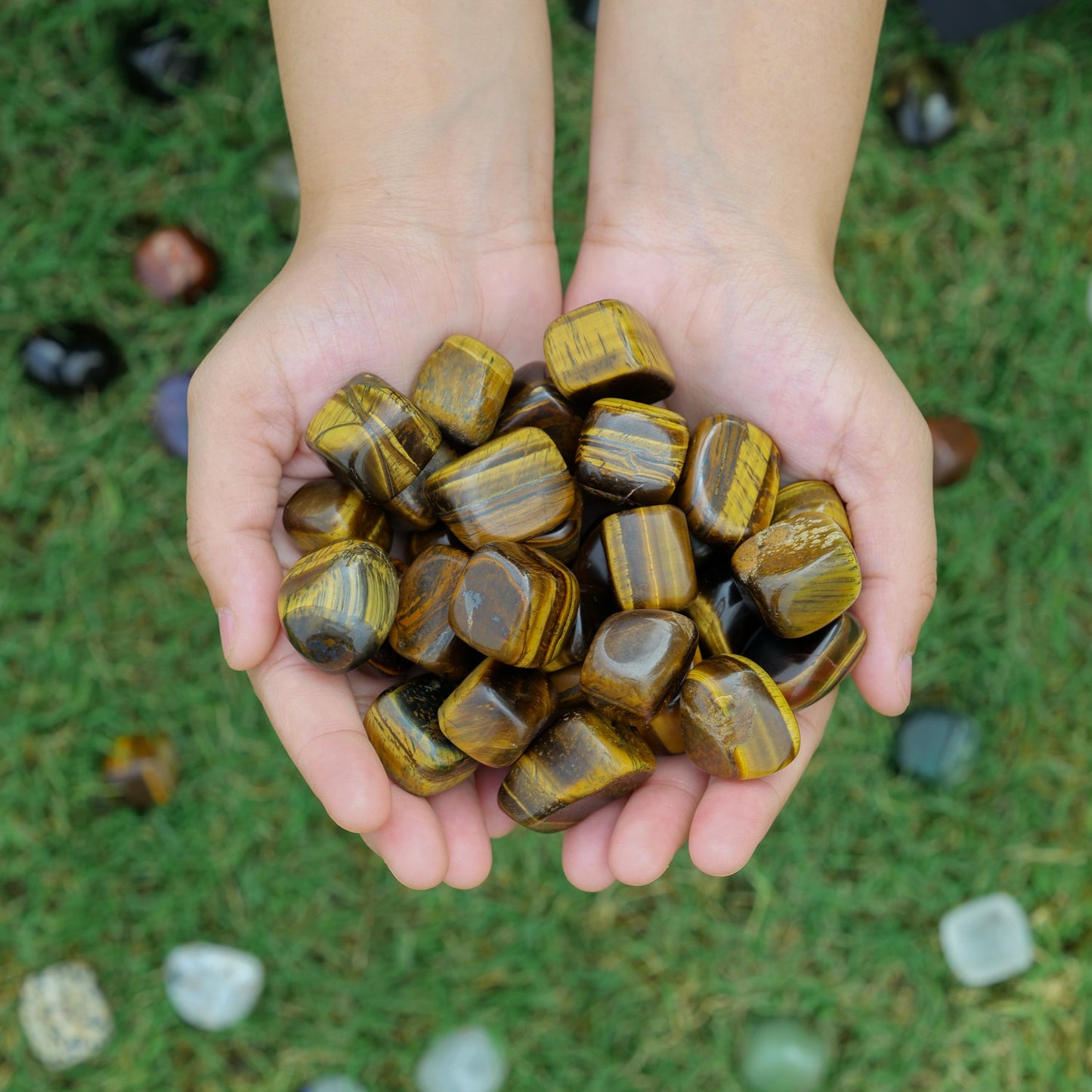 Tiger Eye Tumbled Stone