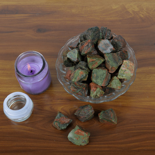 Unakite Raw Stone