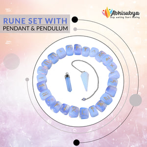 Opalite Rune Crystal Set