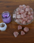 Rose Quartz Rough Stone Gifts 1/2 lb