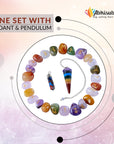 Seven Chakra Runes Gemstone Set