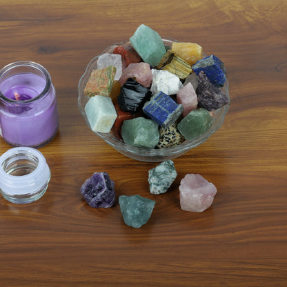 Mix Chakra Rough Stone