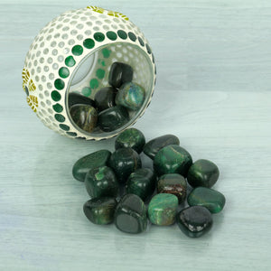 Green Aventurine Tumbled Stone ( 1 Lb Pack)