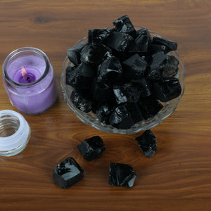 Black Obsidian Raw Stone