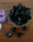 Black Obsidian Raw Stones for Spiritual Growth 1/2 lb