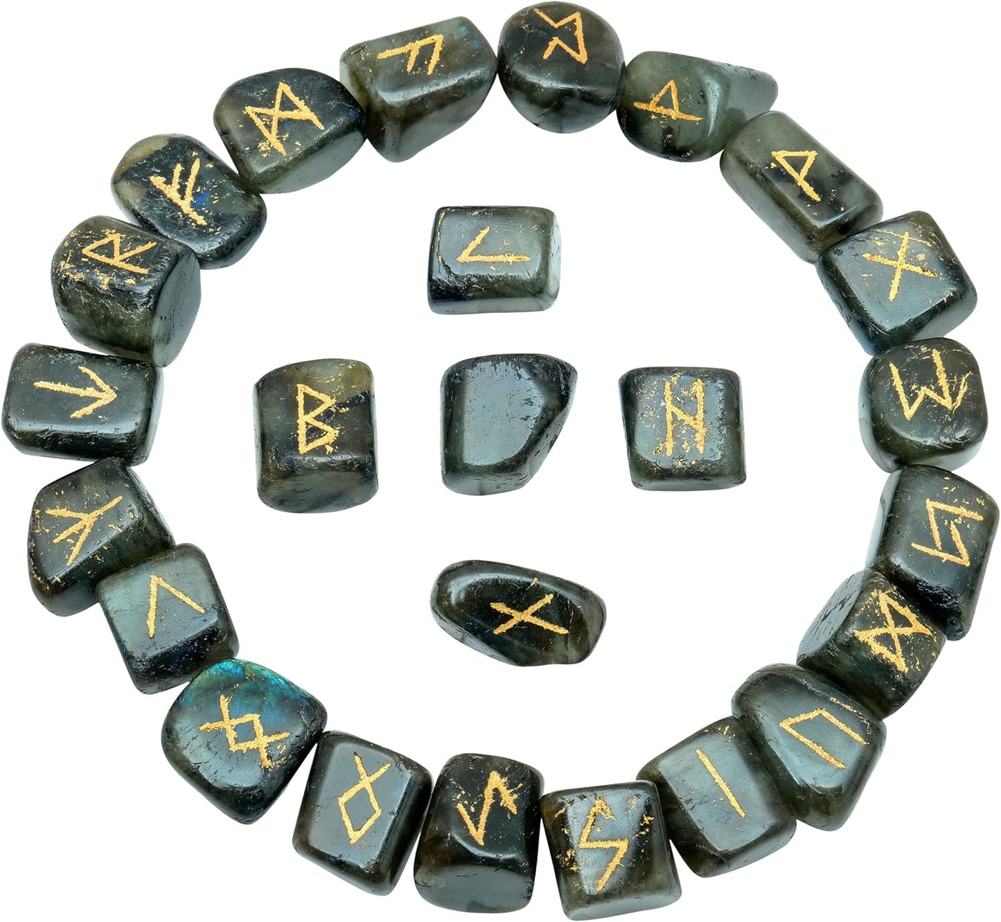 Labradorite Rune Set