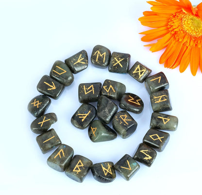 Labradorite Rune Set