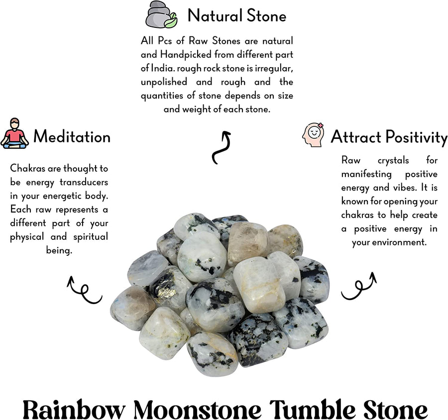Tumbled Moonstone Crystal | Moonstone Healing Crystal - Orgonitecrystals