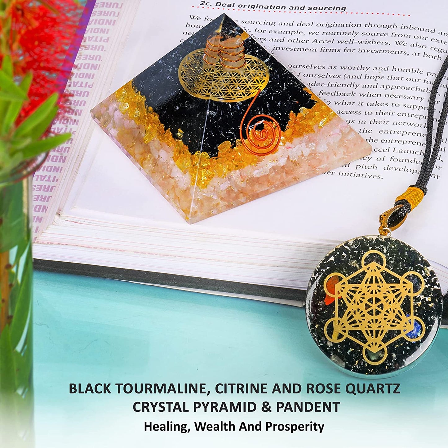 Triple Protection Orgone Pyramid for Positive Energy & Healing