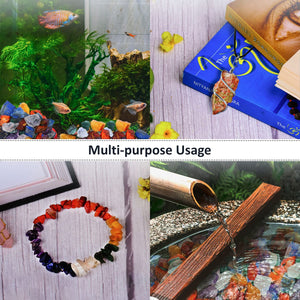 Tumbled Crystal Assorted Stones for Chakra Healing - Orgonitecrystals