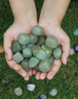 Green Jade Tumbled Stone Bulk 1/2 lb