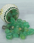 Green Flourite Tumbled Crystal Decor 1 Lb