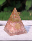 Rose Quartz Orgonite Pyramid for Love