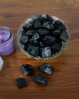 Black Tourmaline Raw Gemstone Rough Stones 1/2 lb