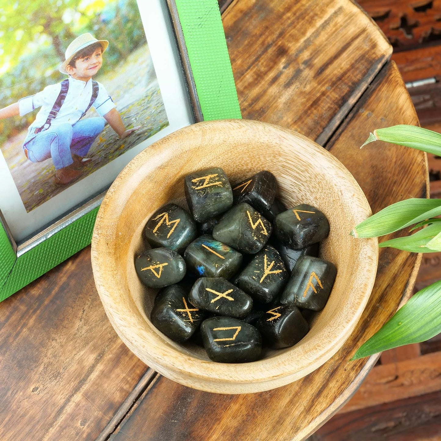 Labradorite Rune Set