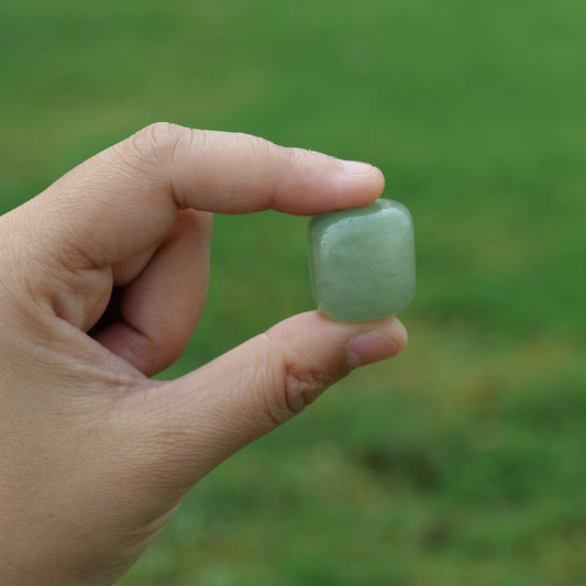 Green Jade Tumbled Stone (1 lb Pack)