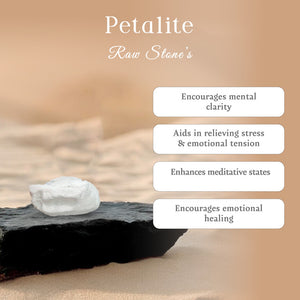 Petalite Raw Stone