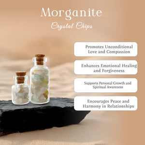 Morganite Crystal Chips