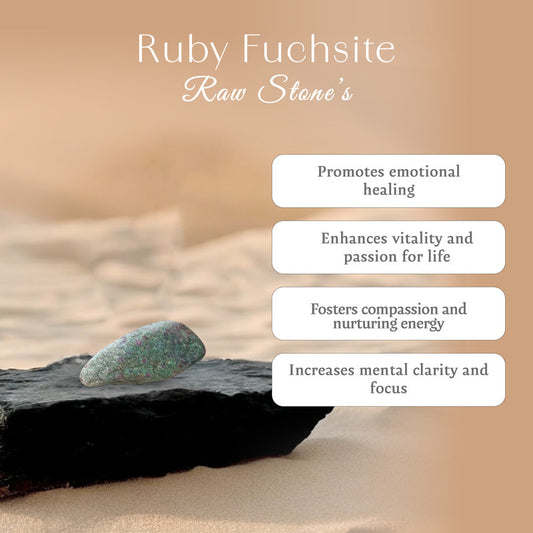 Ruby Fuchsite Raw Stone