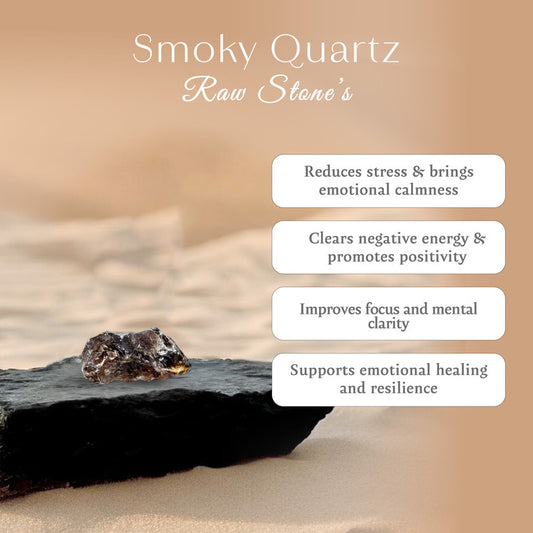 Smoky Quartz Raw Stone