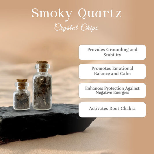 Smoky Quartz Crystal Chips