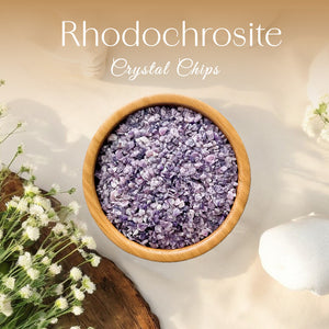 Rhodocrosite Crystal Chips