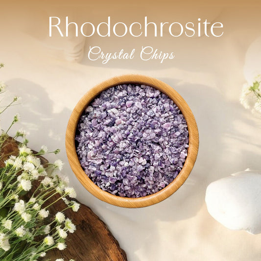 Rhodocrosite Crystal Chips