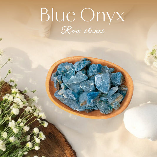 Blue Onyx Raw Stone