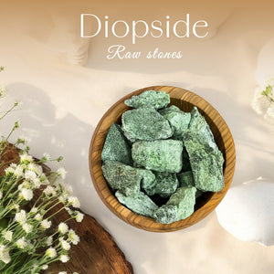 Diopside Raw Stone