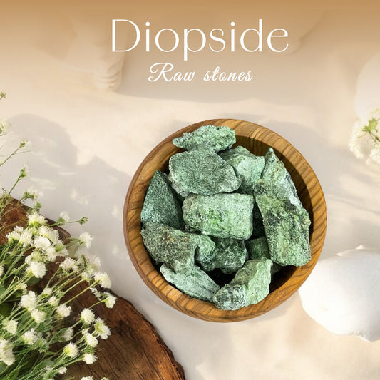 Diopside Raw Stone