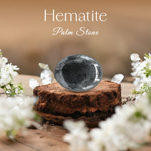Hematite Palm Stone