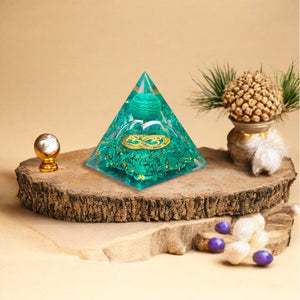 Malachite Orgone Crystal Pyramid