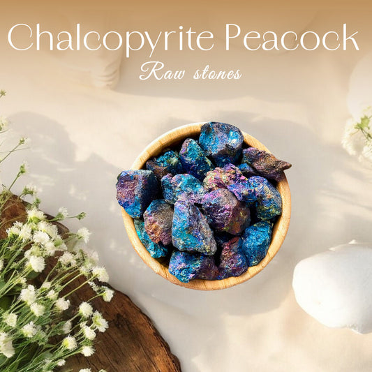 Chalcopyrite Peacock Raw Stone