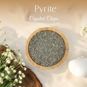 Pyrite Crystal Chips