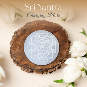 Sri Yantra (round) Charging Plate