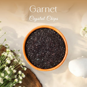 Garnet Crystal Chips