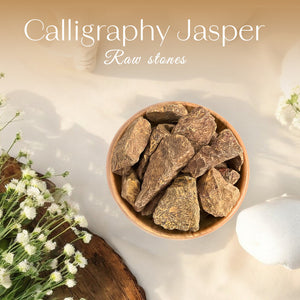 Calligraphy Jasper Raw Stone