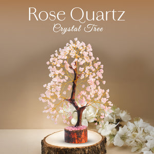 Rose Quartz Crystal Tree