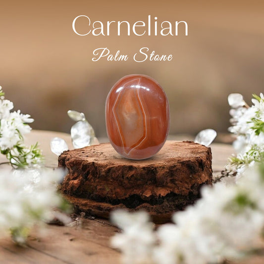 Carnelian Palm Stone